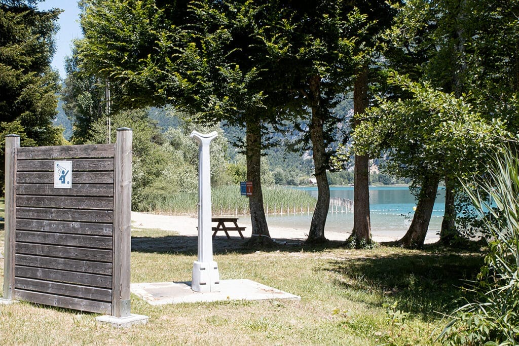 douche de la plage du Bon Vent