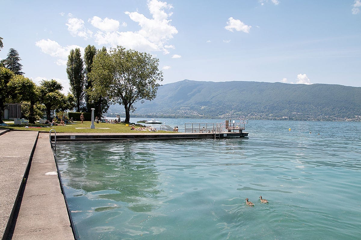 Plage de la Menthon-Saint-Bernard