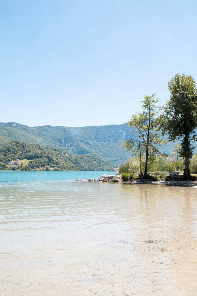 Plan d'eau surveillé de la plage du Bon Vent, Aiguebelette