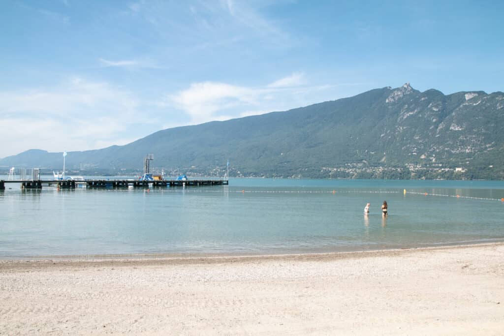 Plage d'Aix à Aix-les-Bains