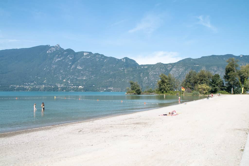 Plage d'Aix à Aix-les-Bains