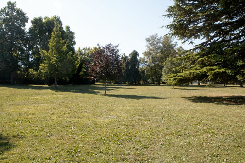 L'esplanade de Mémard, pour trouver un coin d'ombre