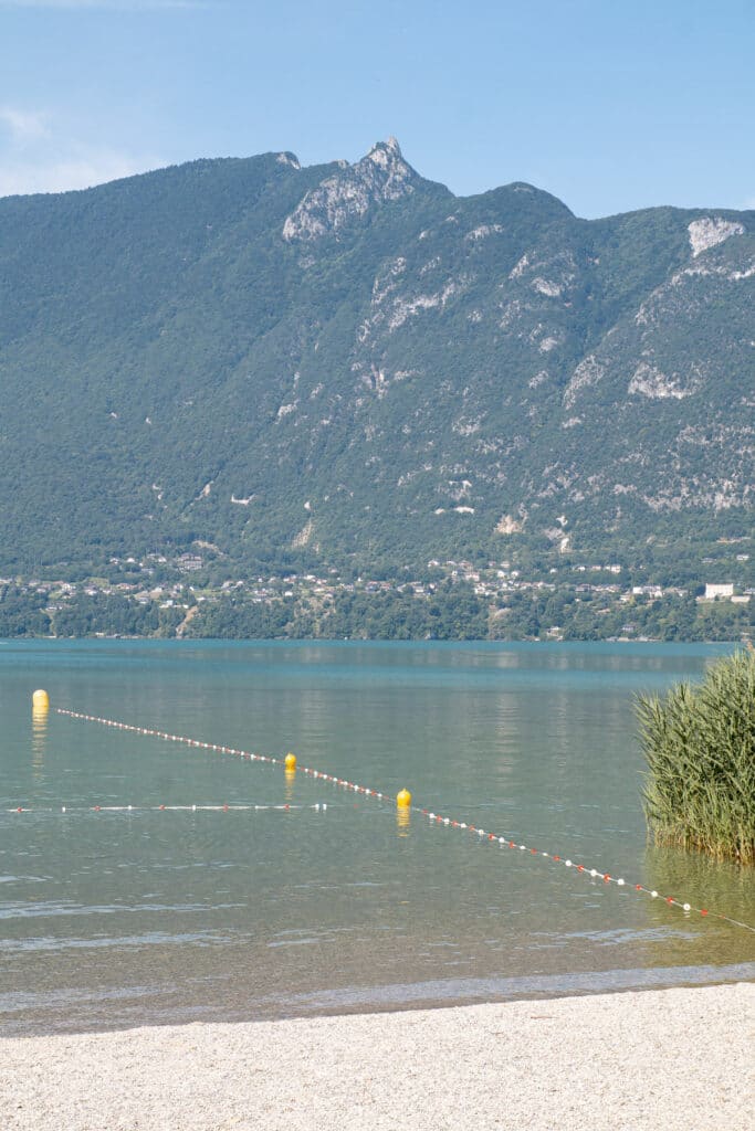 Plage du Rowing à Aix-les-Bains
