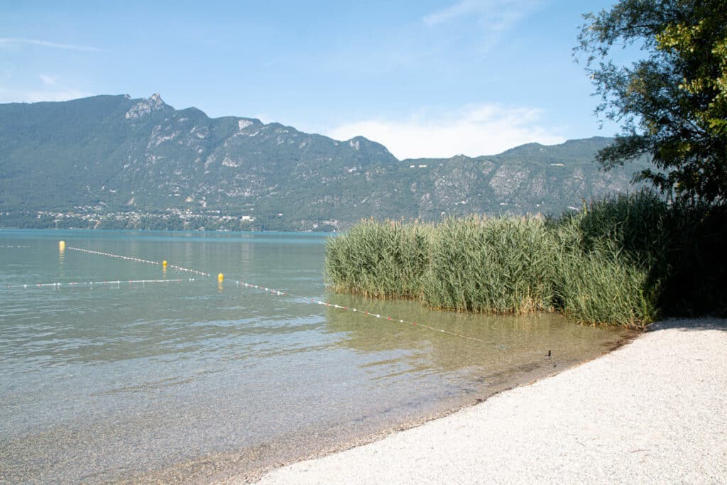 Plage du Rowing à Aix-les-Bains