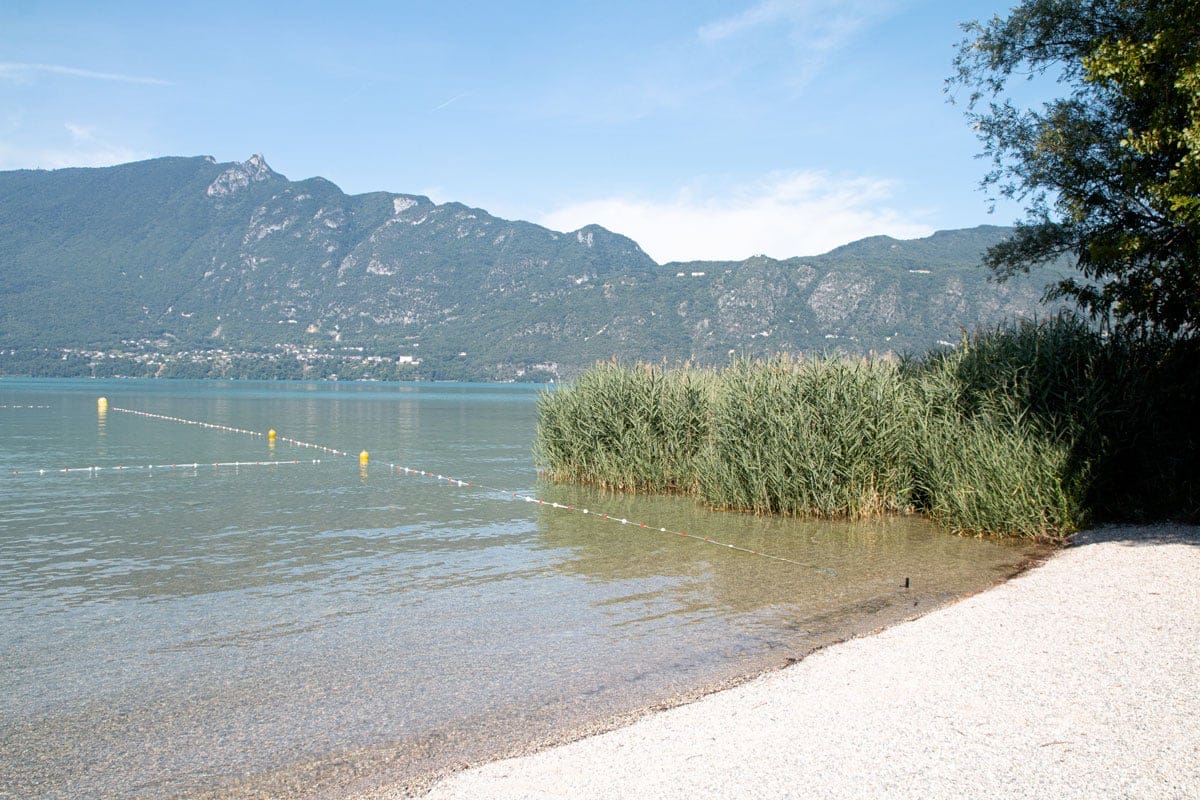 Plage du Rowing à Aix-les-Bains