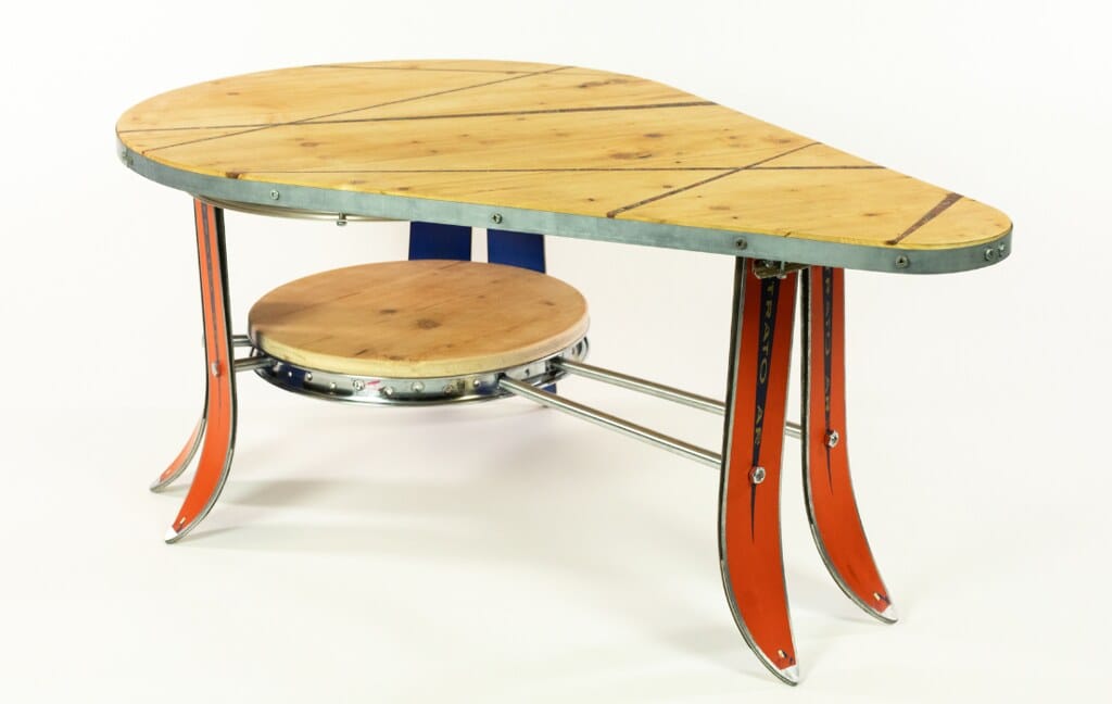 table basse en skis