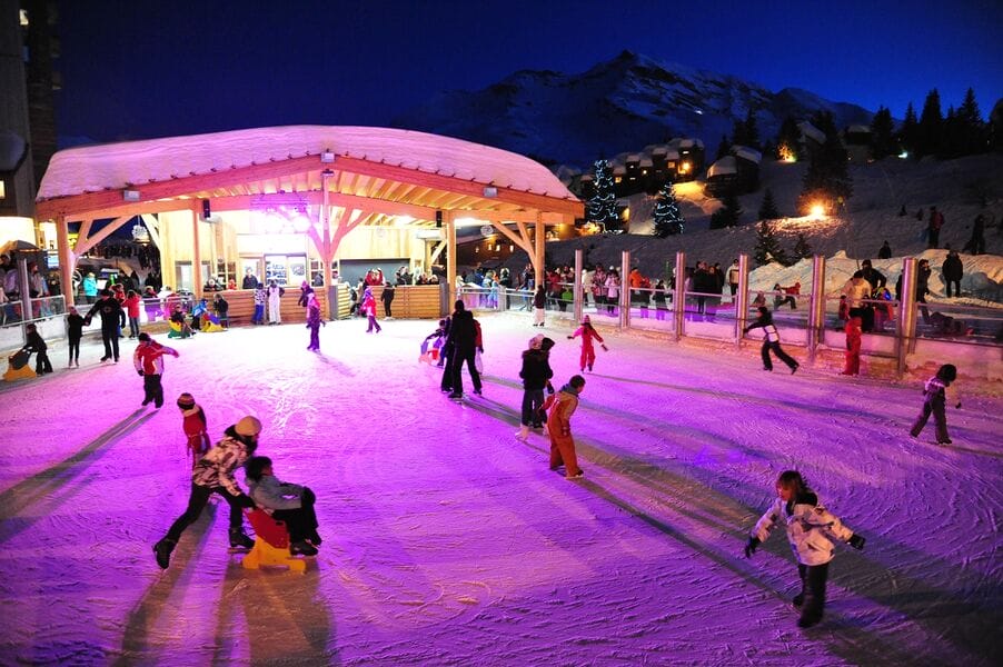 Patinoire découverte d'Avoriaz