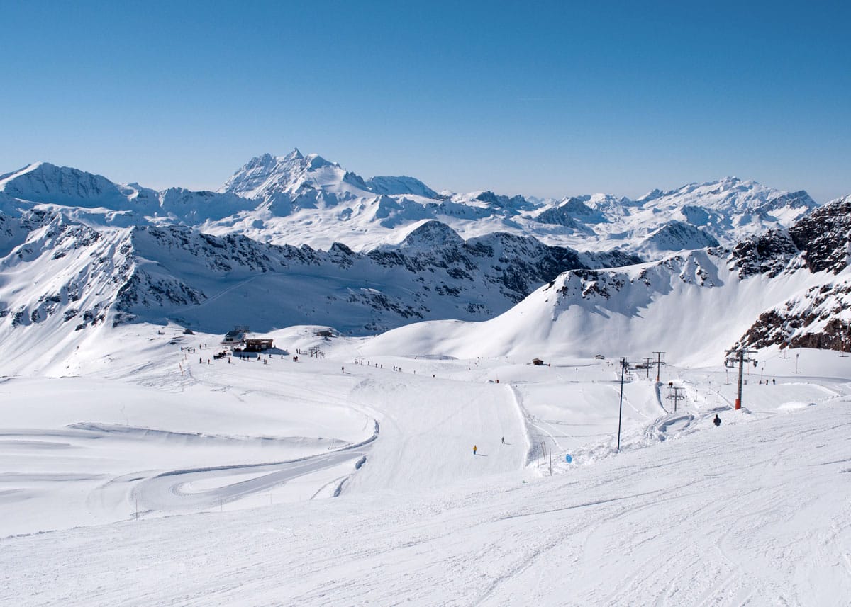 Sommet des piste de ski de Val d'Isère