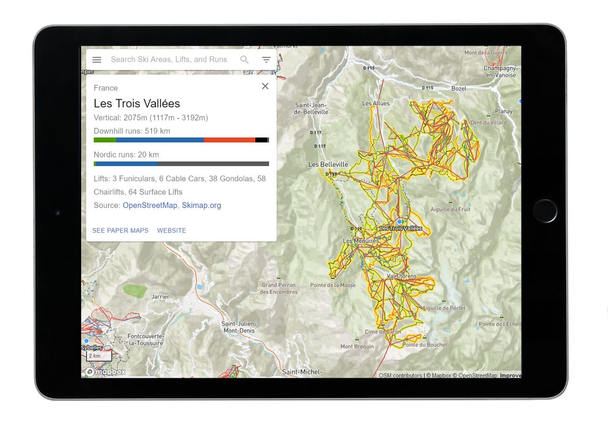Open Ski Map