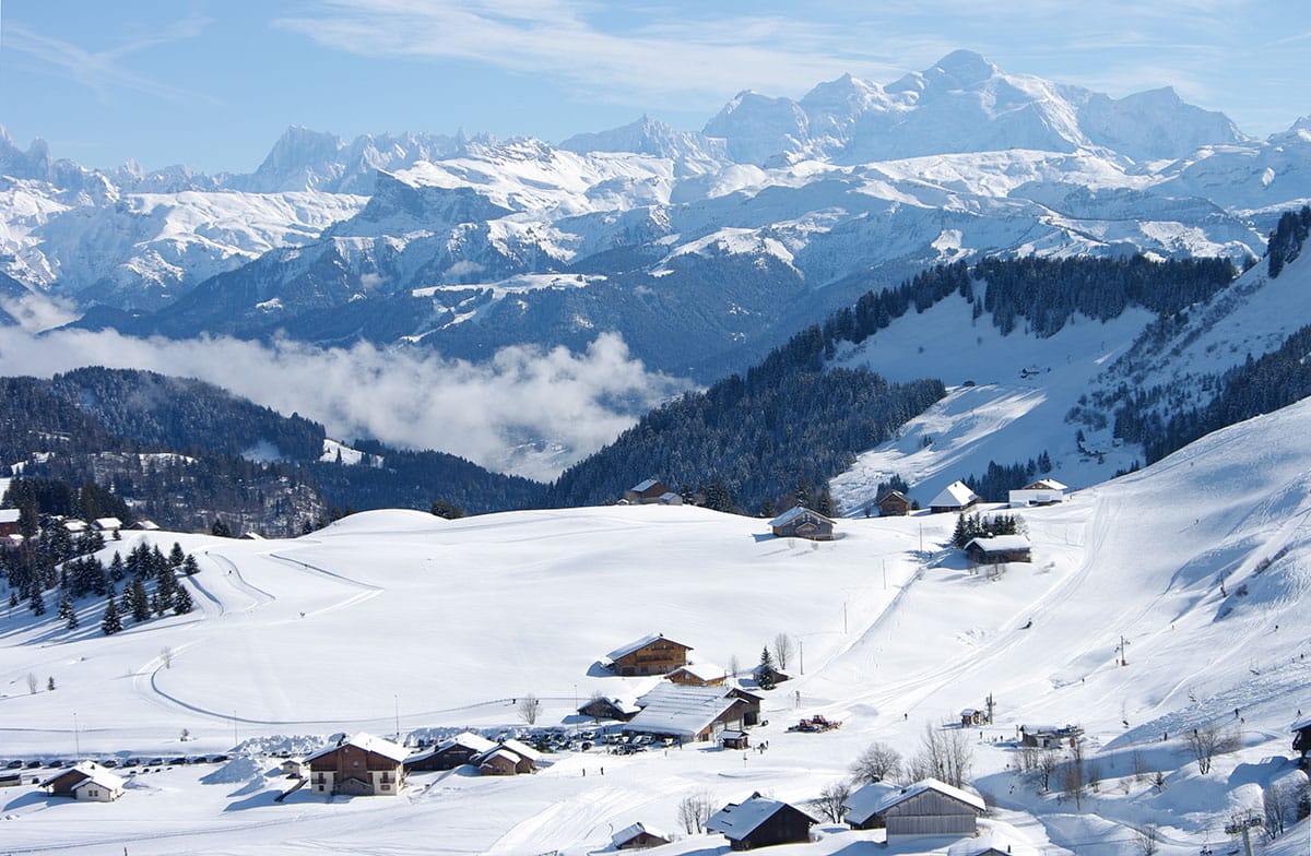 Les montagnes de Praz de Lys