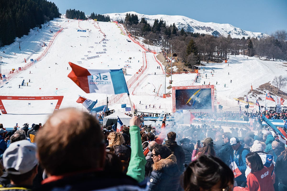 La piste du Roc de Fer à Méribel, par © Sylvain Aymoz