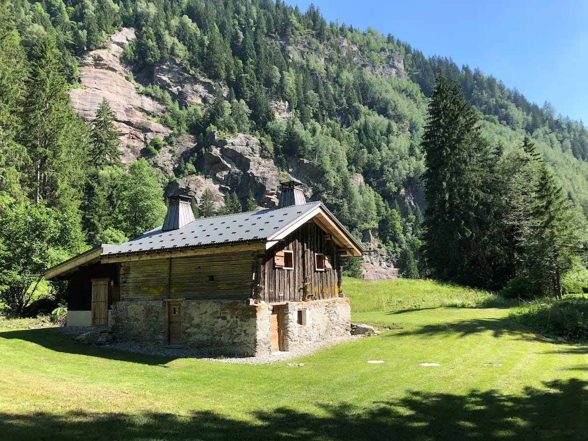 Grange rénovée aux Contamines