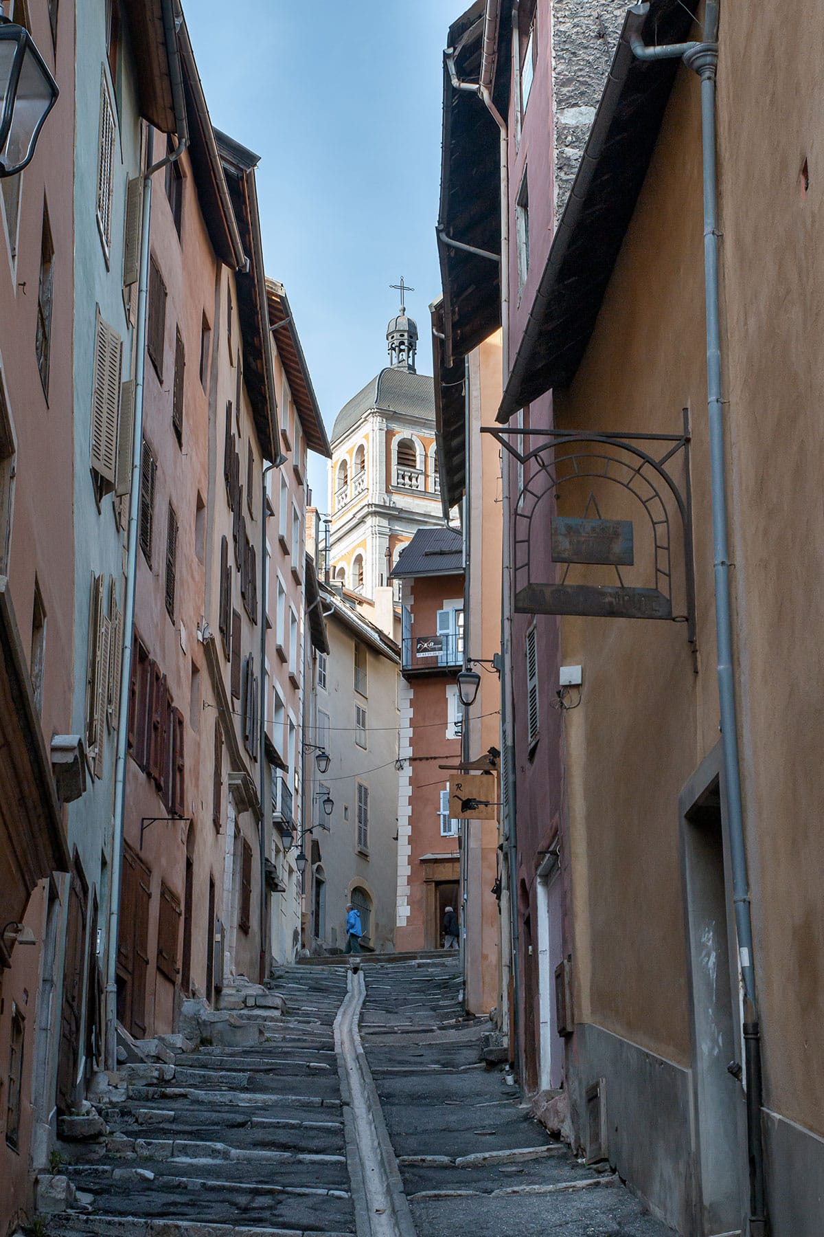 La vieille ville de Briançon en automne