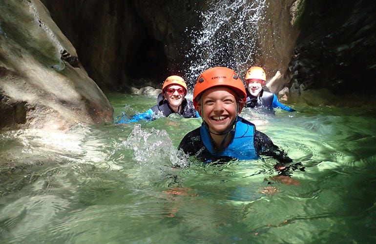 Canyoning familial à Angon, proche d'Annecy