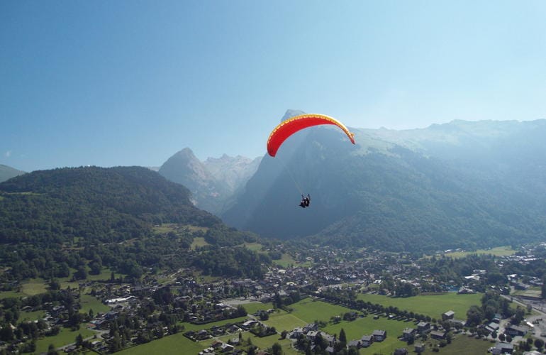 baptême de parapente à Samoëns