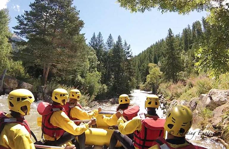 Rafting sur la Guisane dans les Alpes du Sud