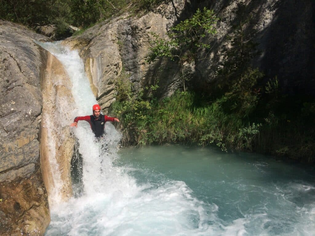 canyoning dans l'Ubaye