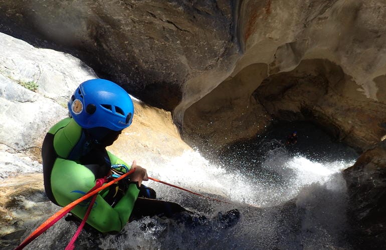 Canyon des Acles dans la Clarée