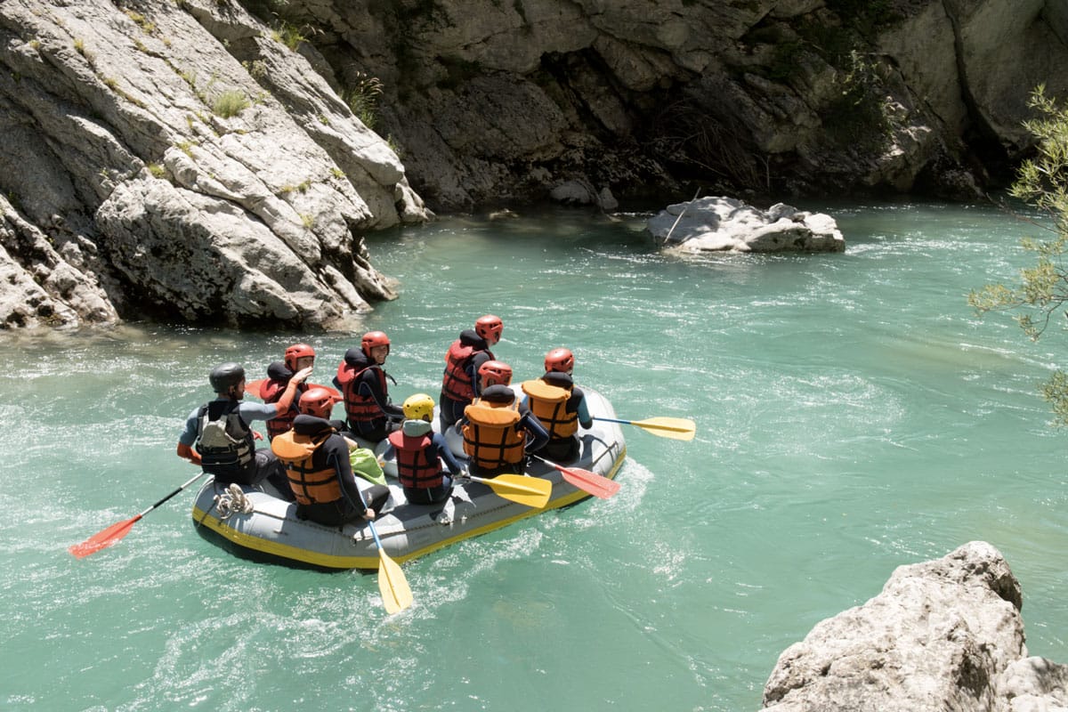 Rafting dans le Verdon, ans les Alpes du Sud