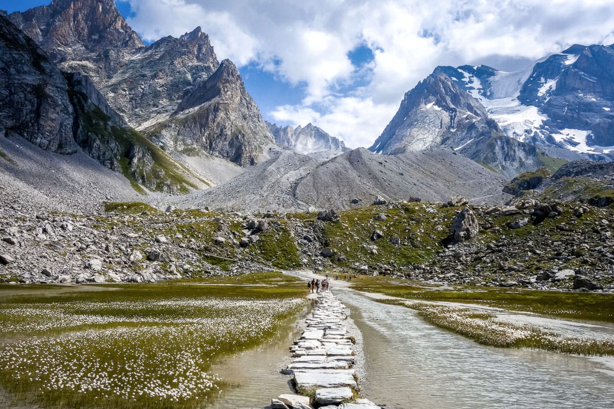 Le lac des Vaches et le glacier de la Grande Casse, par Daboost - Adobe Stock
