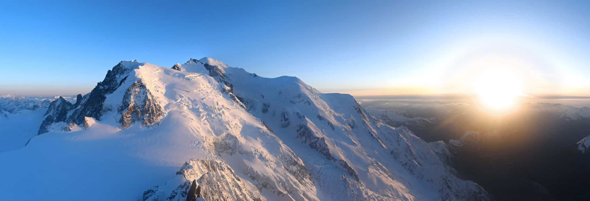mont Blanc depuis l'aiguille du Midi