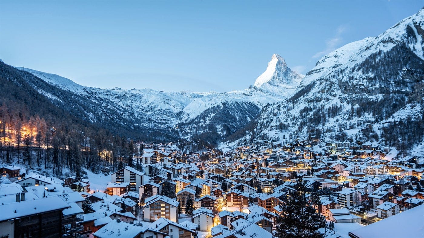 Zermatt, station Suisse proche de la France