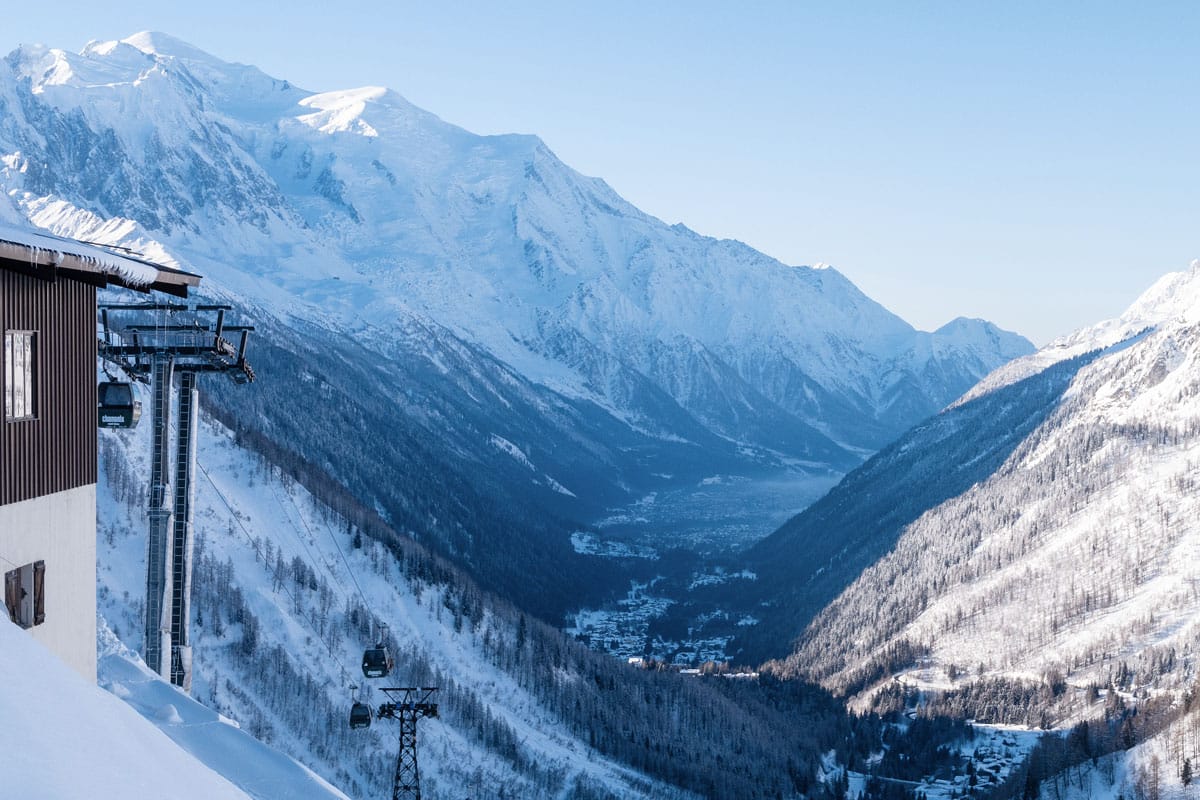 La vallée de Chamonix depuis le domaine de Balme par Per Adobe Stock