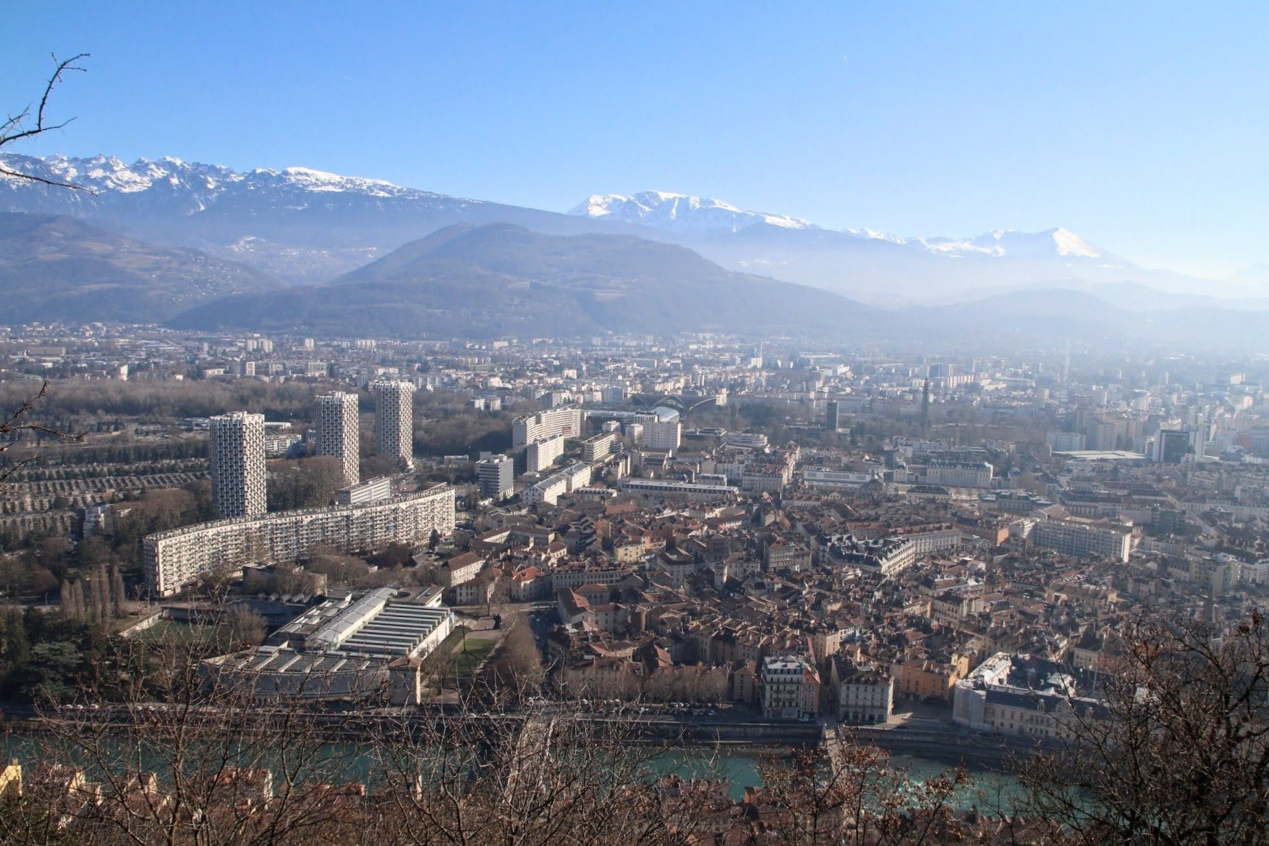 Grenoble depuis la Bastille