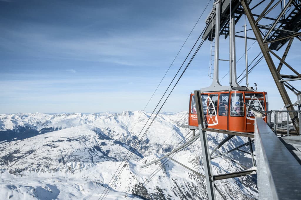 Les Arcs, une des plus grandes stations de ski des Alpes