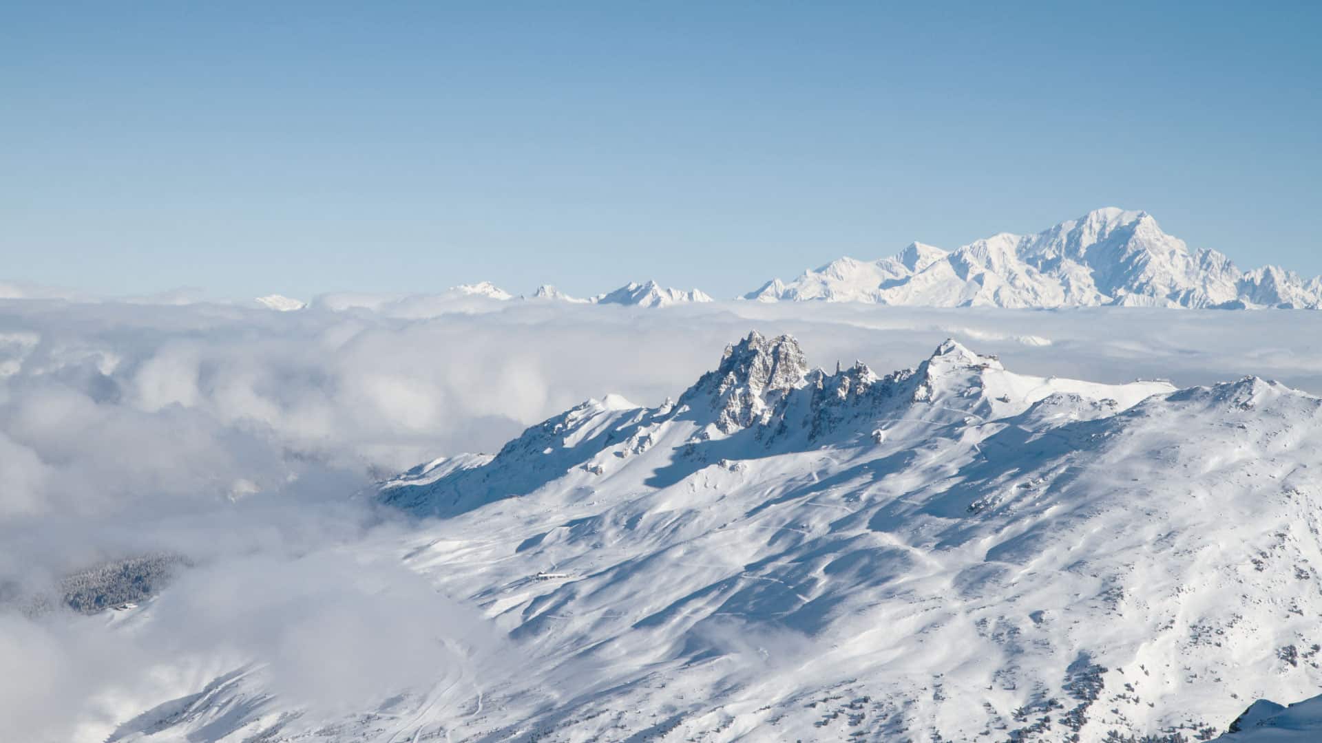 Domaine des 3 Vallées - plus grande stations de ski de France