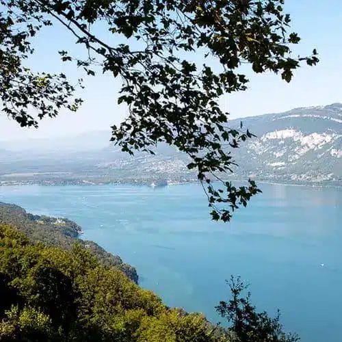 Le lac du Bourget depuis Ontex