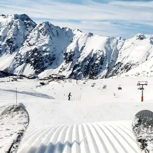 Ski dans les Alpes