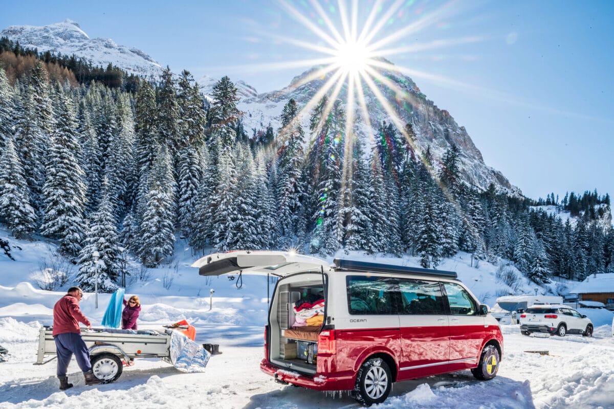 Van dans le camping Alpes Lodge de Pralognan