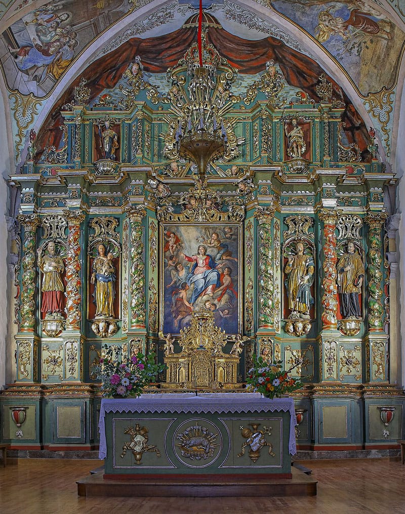 Le retable de Cordon en hiver