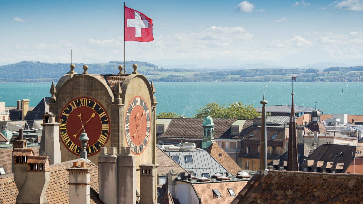 Lac de Neuchâtel en Suisse