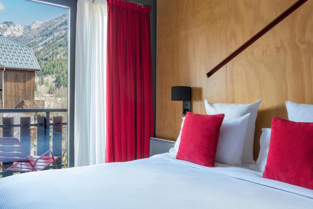 Chambre de l'hôtel des Aiglons
