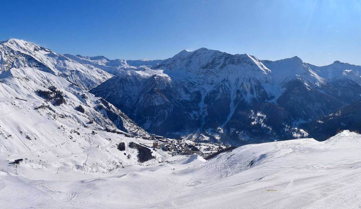 Orcières Merlette 1850, station de ski plein sud