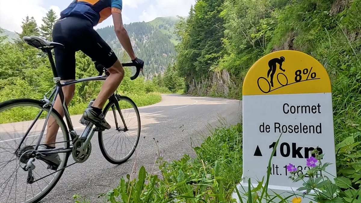 Cadrage externe vélo avec pied photo léger