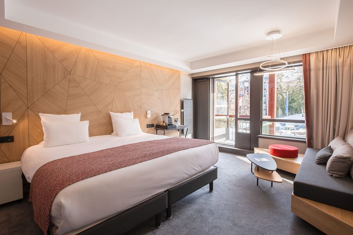 Chambre de l'hotel Altezza Les Arcs