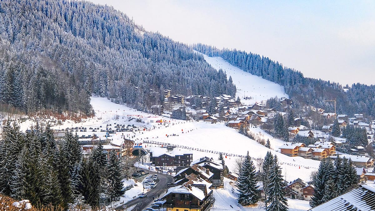 Les Carroz d'Araches en hiver