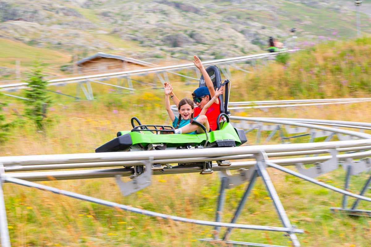 Luge d'été à l'Alpe d'Huez