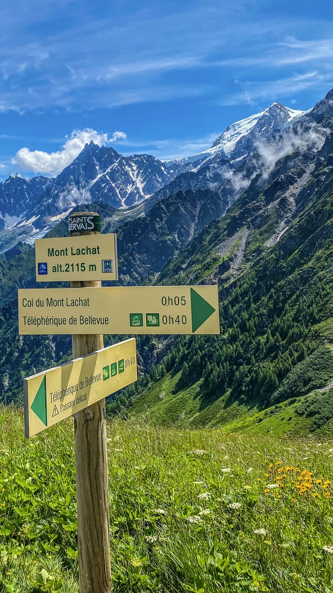 Sommet du mont Lachat