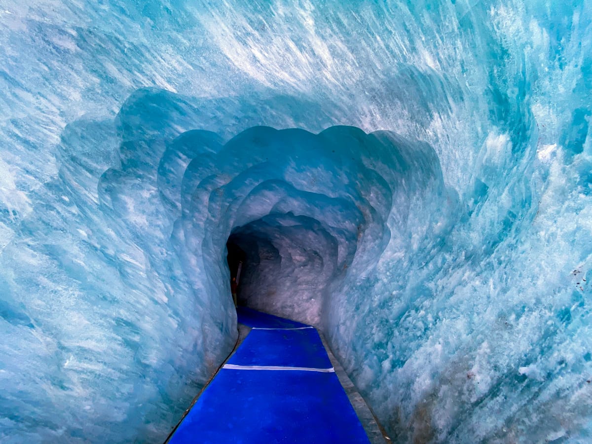 Grotte de Glace de Chamonix en hiver