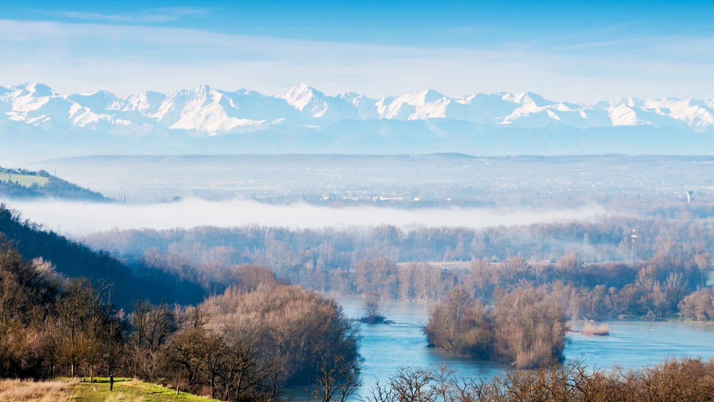 Les Pyrénées depuis Toulouse par FredP