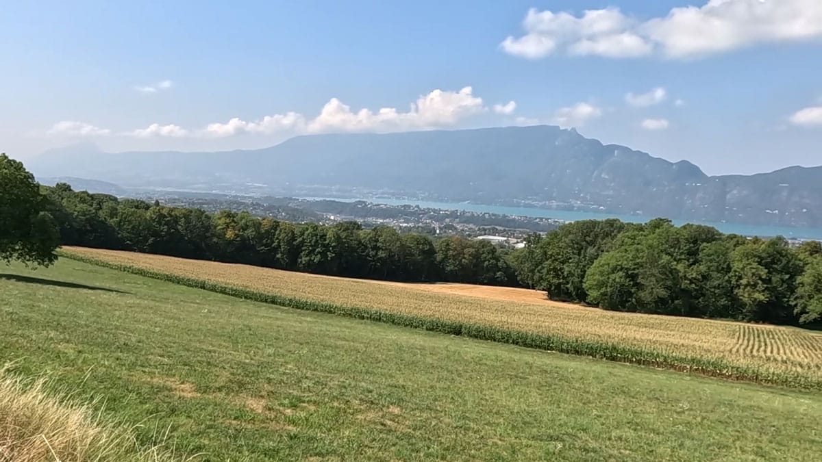 Le lac du Bourget depuis Pugny Chatenod