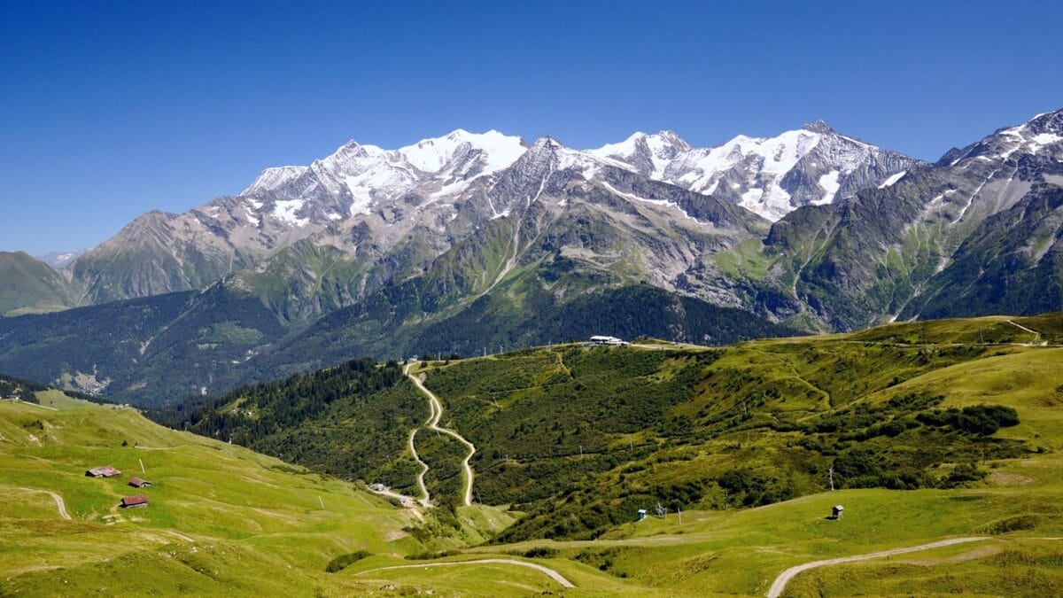 Le massif du Mont-Blanc depuis le col du Joly par Kromosphere